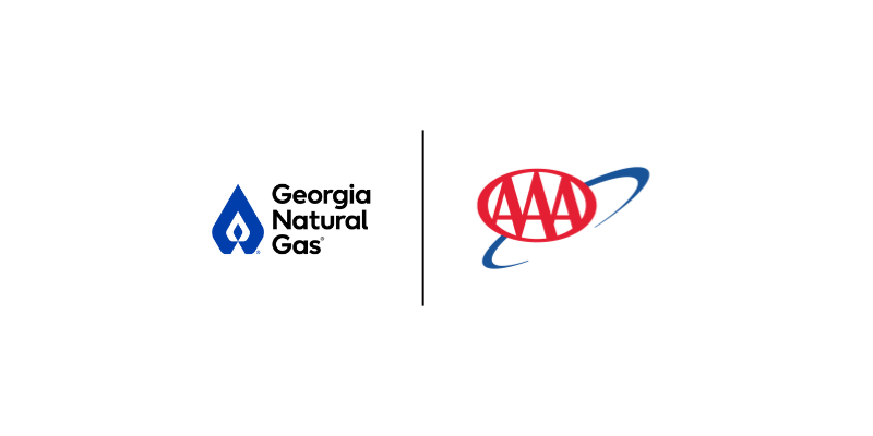 georgia natural gas and AAA logos