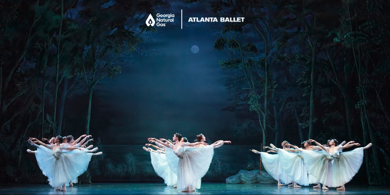 Ballet dancers on a stage