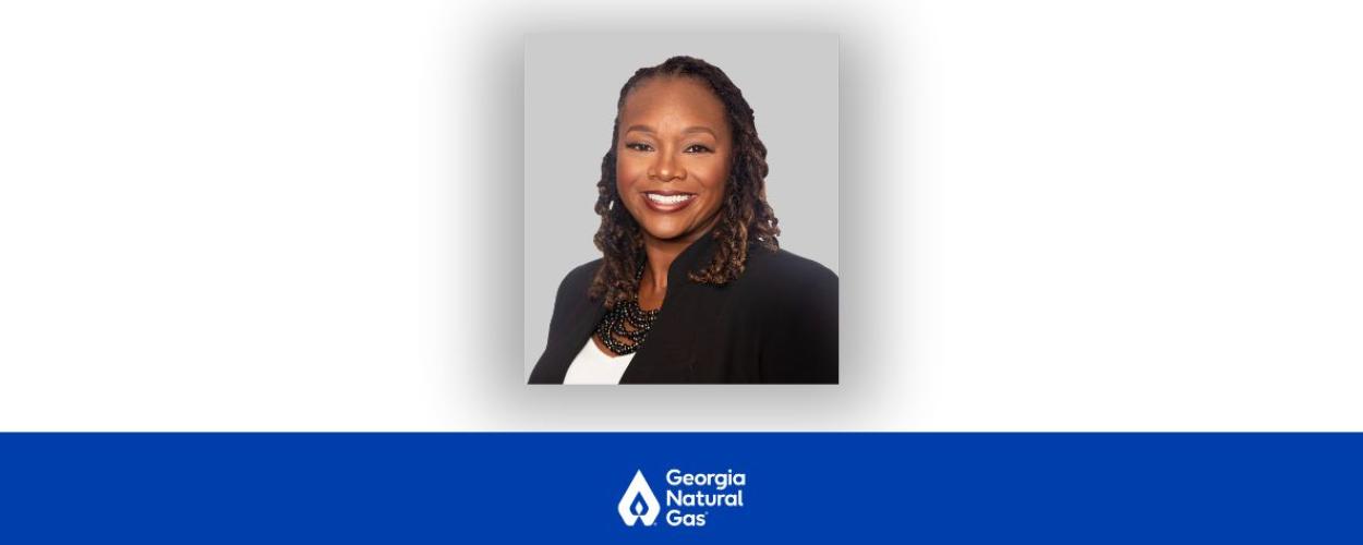 Headshot of employee with GNG logo